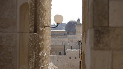 Old City Jerusalem Stock Footage
