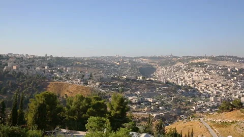 The old city of Jerusalem Stock-Footage 97733621