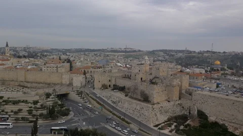 Old City Jerusalem Stock Footage 123302124