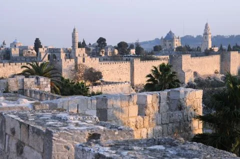 Old city of jerusalem Stock Photos