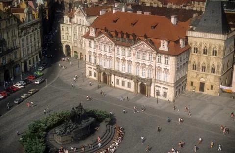 Old city square Stock Photos