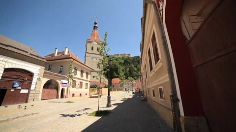 Old City Streets Stock Footage 65397552