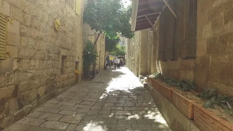 Old City Stroll 2 Stock Footage 79522702