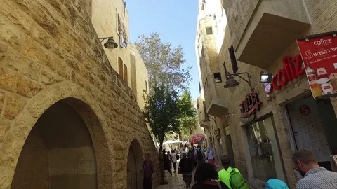 Old City Stroll 3 Stock Footage 79525360