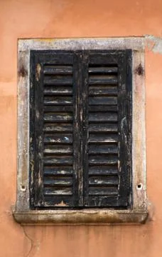 Old city windows Stock Photos