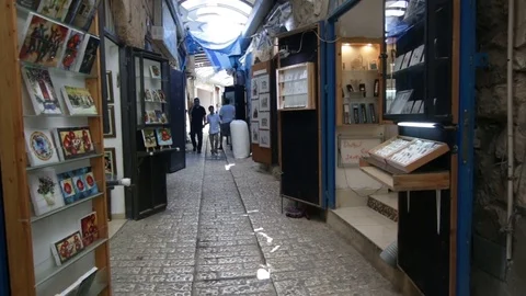 Old city zefat 動画素材 72301082