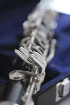 Old Clarinet Stock Photos