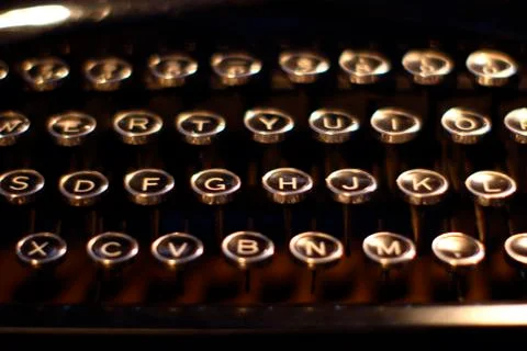 Old Classic Typewriter Stock Photos