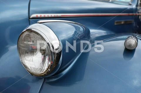 Old classic vintage car show Stock Photos