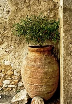 Old clay pitcher Stock Photos