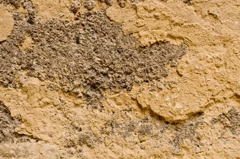Old clay wall Foto stock