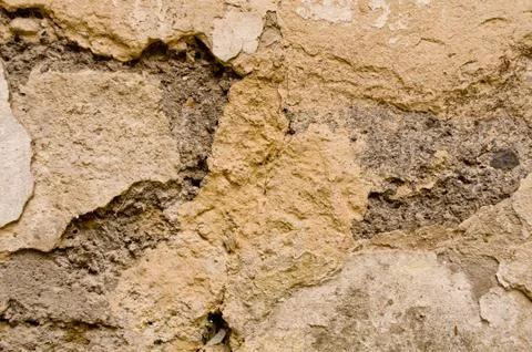 Old clay wall Stock Photos