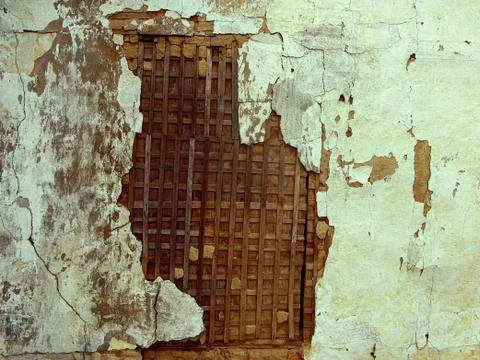 Old clay wall Stock Photos