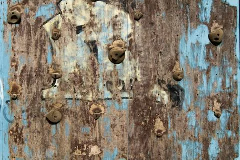 Old climbing wall Stock-Fotos