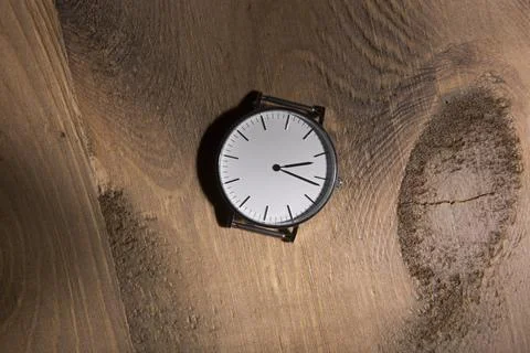Old clock on brick wall Stock Photos