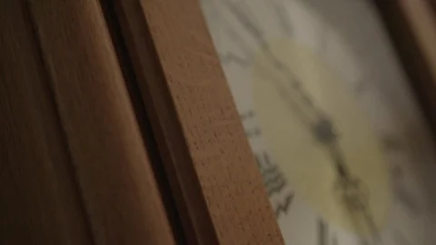 Old clock close up Stock Footage 89532157