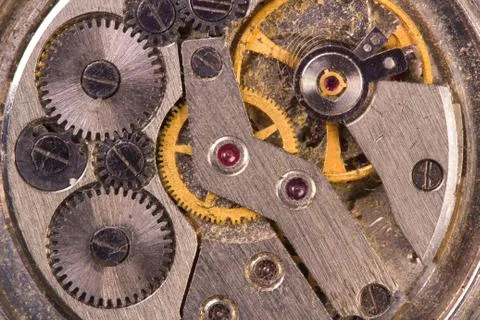 Old clock close up Stock Photos