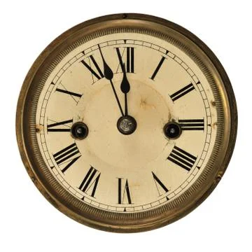 Old clock detail Stock Photos