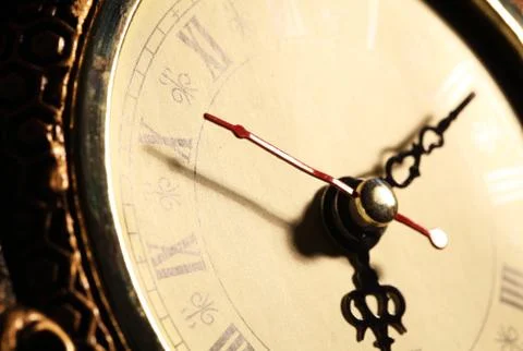 Old clock face Stockfoto's