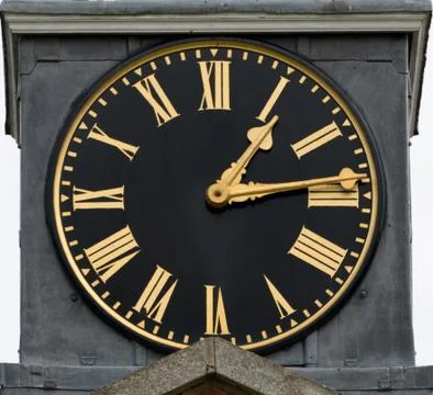 Old Clock Face Foto stock