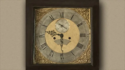 Old clock Stock Footage 2916675
