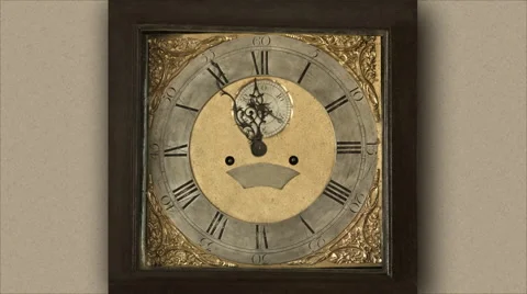 Old clock Stock Footage 2918669