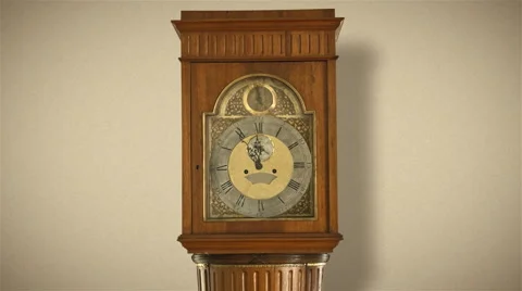 Old clock Stock Footage 2920729