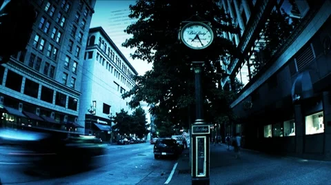 Old Clock Stock Footage 8621766