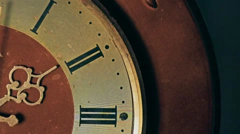 An old clock Stock Footage 60799386