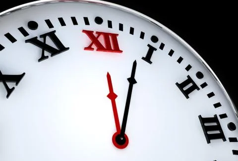 Old clock Stock Illustration