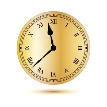 Old Clock Stock Illustration