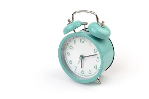 Old clock isolated on white  background with space for text. Concept of time Stock-Fotos