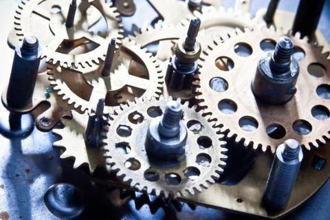 Old clock mechanism Фото
