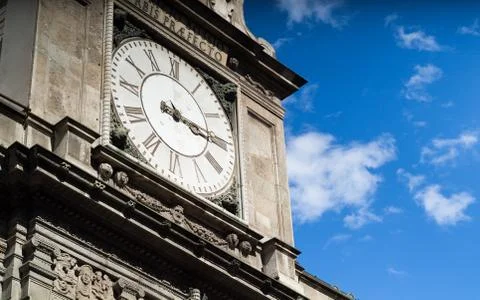 Old Clock in Milan Stock Photos