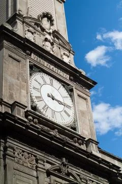 Old Clock in Milan Stock Photos