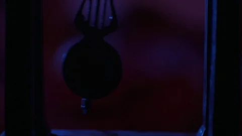 Old Clock with Swinging Pendulum Video stock 82596260