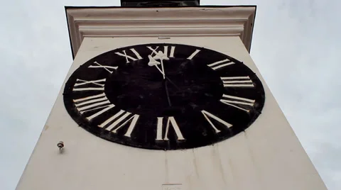 Old Clock Tower Video stock 38286147