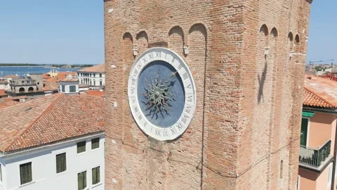 Old clock tower Video stock 208305525