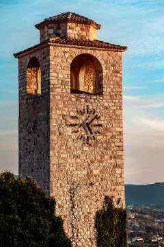 Old clock tower in the town of Bar Stock Photos