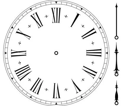 Old clock01 illustration of an old clock face, eps8 vector Copyright: xZoo... Stock Photos