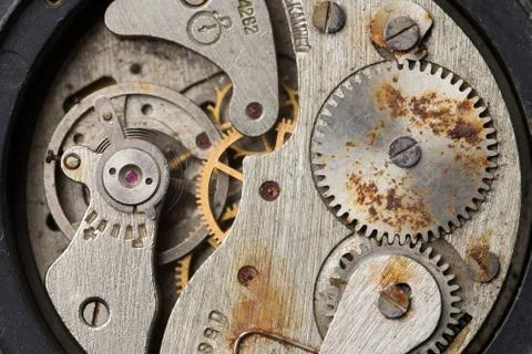 Old clockwork Stock Photos