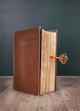 Old closed book Stock Photos