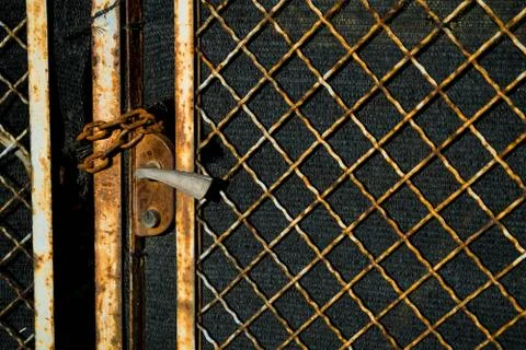 Old closed door Stock Photos