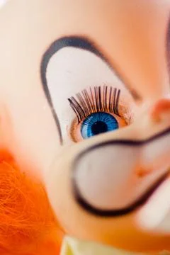 Old clown doll Stock Photos