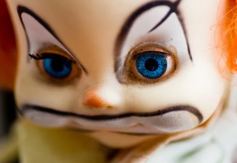Old clown doll Stock Photos