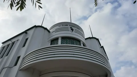 The old Clube Ferroviaro, Maputo Province, Maputo, Mozambique Video stock 336716974