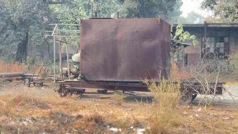 Old coal Stock Footage 298861932