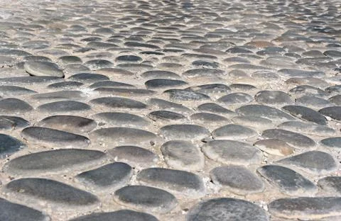 Old cobble stone road Foto stock