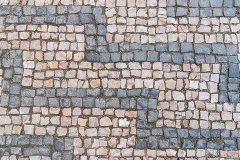 Old cobblestone pattern Stock Photos