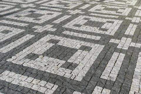 Old cobblestone pattern Stock Photos